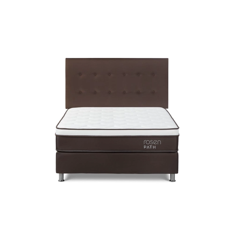 DORMITORIO ROSEN PATH CAFÉ 2 PLAZAS WEST CHOCOLATE + 2 ALMOHADAS - 2