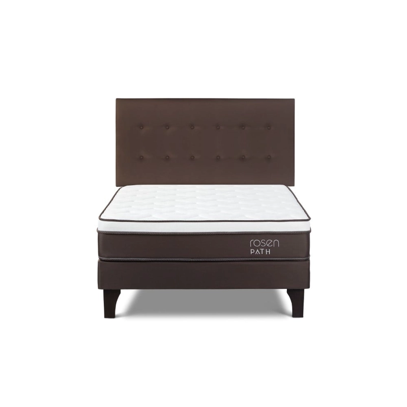 DORMITORIO EUROPEO ROSEN PATH CAFÉ 2 PLAZAS WEST CHOCOLATE + 2 ALMOHADAS - 2