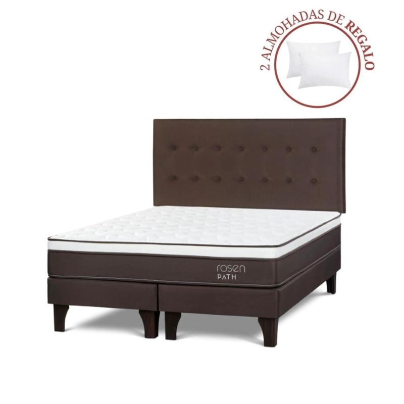 DORMITORIO EUROPEO ROSEN PATH CAFÉ KING WEST CAFÉ + 2 ALMOHADAS - 1
