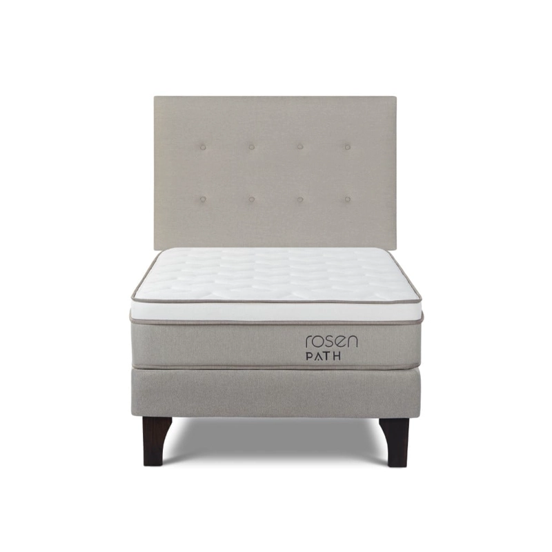 DORMITORIO EUROPEO ROSEN PATH NIEBLA 1.5 PLAZAS WEST NIEBLA + 1 ALMOHADA - 2