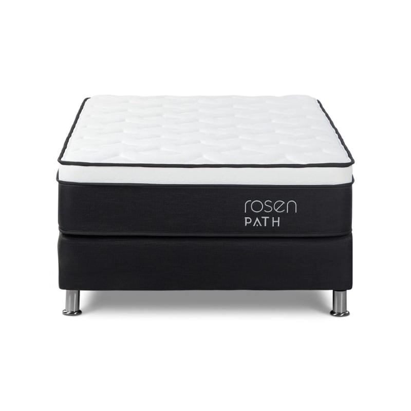 DORMITORIO ROSEN PATH GRAFITO 1.5 PLAZAS NEW BENNET GRAFITO + 1 ALMOHADA - 4