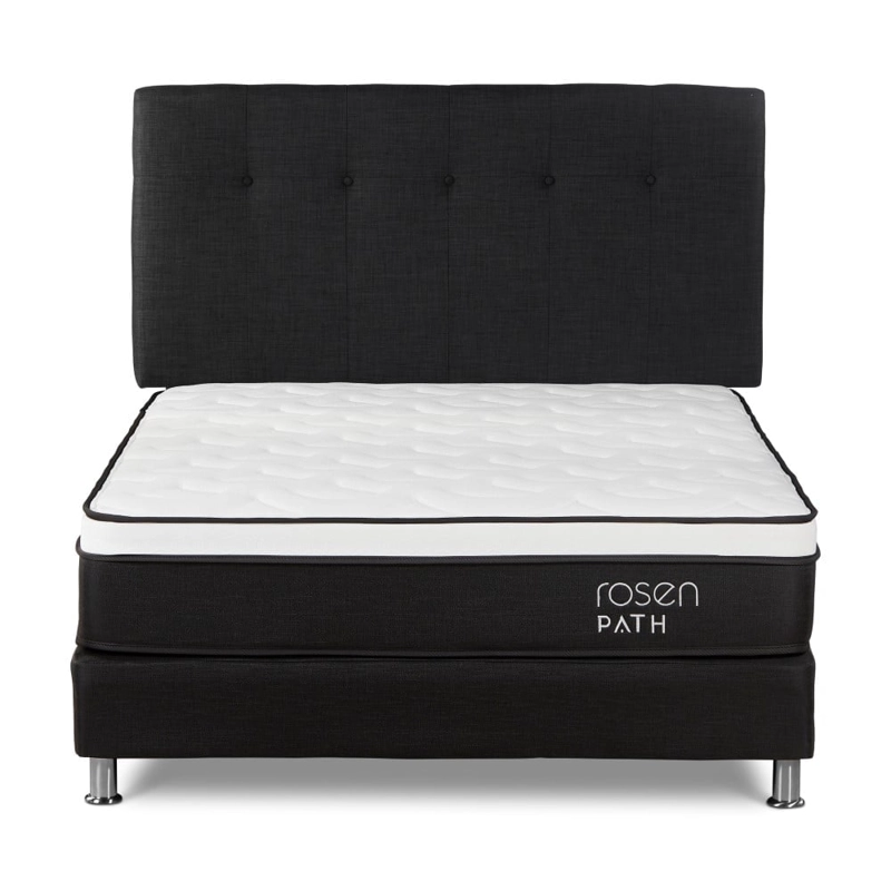 DORMITORIO ROSEN PATH GRAFITO 2 PLAZAS NEW BENNET GRAFITO + 2 ALMOHADAS - 2