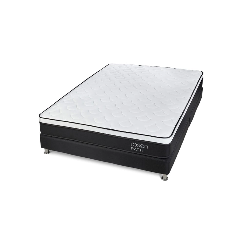 DORMITORIO ROSEN PATH GRAFITO QUEEN NEW BENNET GRAFITO + 2 ALMOHADAS - 6