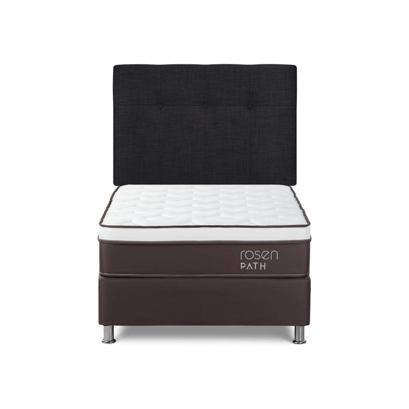 DORMITORIO ROSEN PATH CAFÉ 1.5 PLAZAS NEW BENNET GRAFITO + 1 ALMOHADA - 2