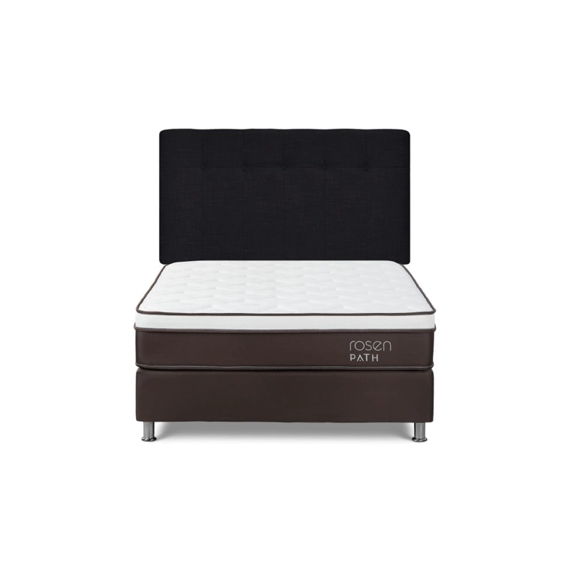 DORMITORIO ROSEN PATH CAFÉ 2 PLAZAS NEW BENNET GRAFITO + 2 ALMOHADAS - 2