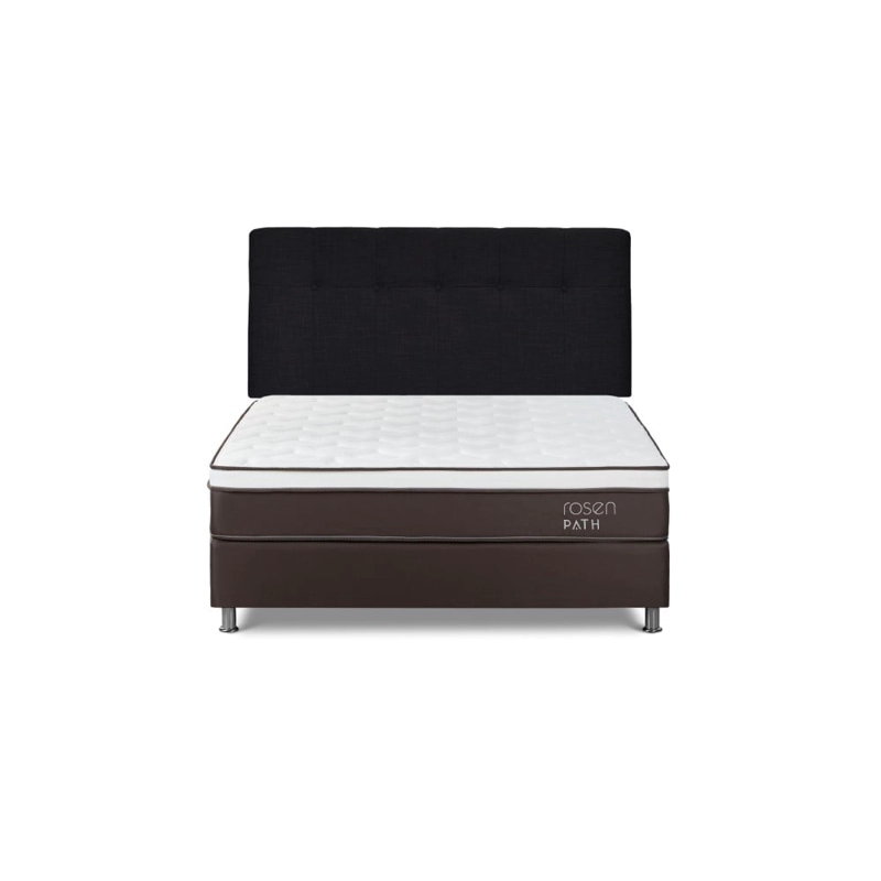 DORMITORIO ROSEN PATH CAFÉ KING NEW BENNET GRAFITO + 2 ALMOHADAS - 2