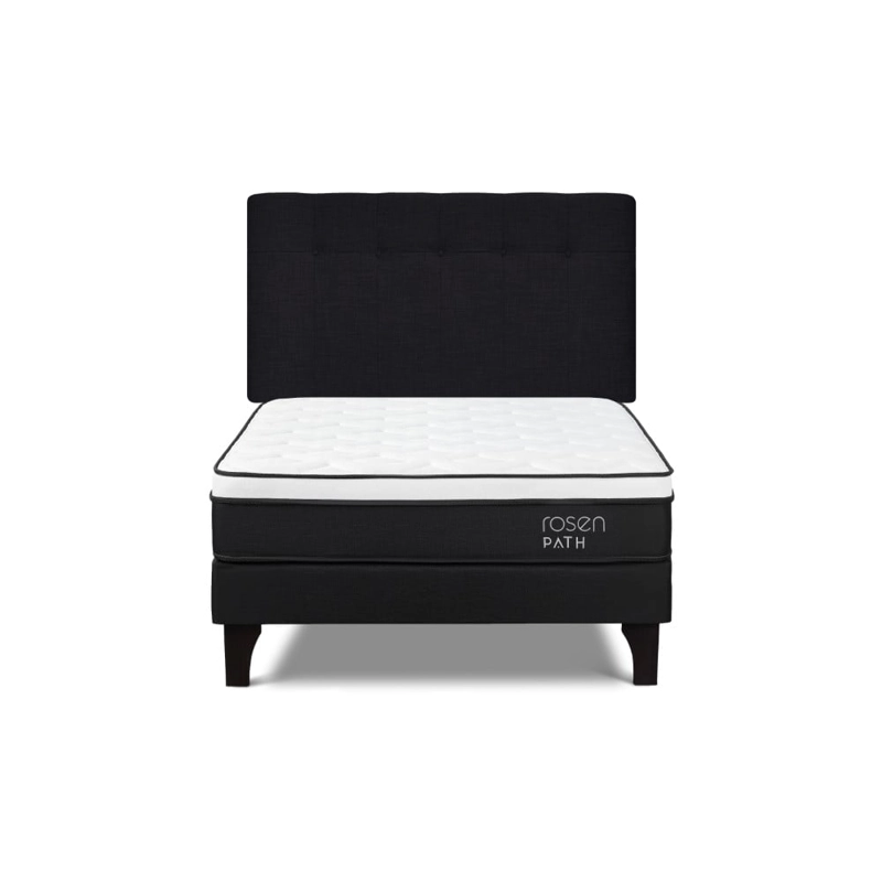 DORMITORIO EUROPEO ROSEN PATH GRAFITO 2 PLAZAS NEW BENNET GRAFITO + 2 ALMOHADAS - 2