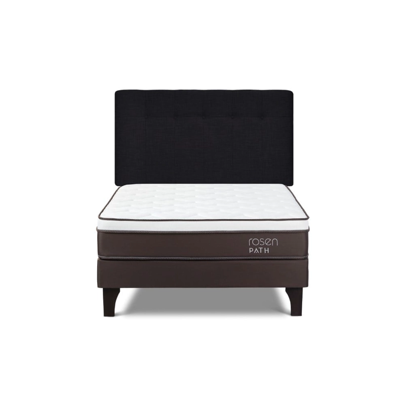 DORMITORIO EUROPEO ROSEN PATH CAFÉ 2 PLAZAS NEW BENNET GRAFITO + 2 ALMOHADAS - 2