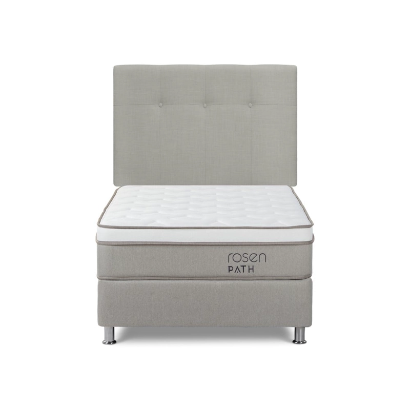 DORMITORIO ROSEN PATH NIEBLA 1.5 PLAZAS NEW BENNET NATURAL + 1 ALMOHADA - 2