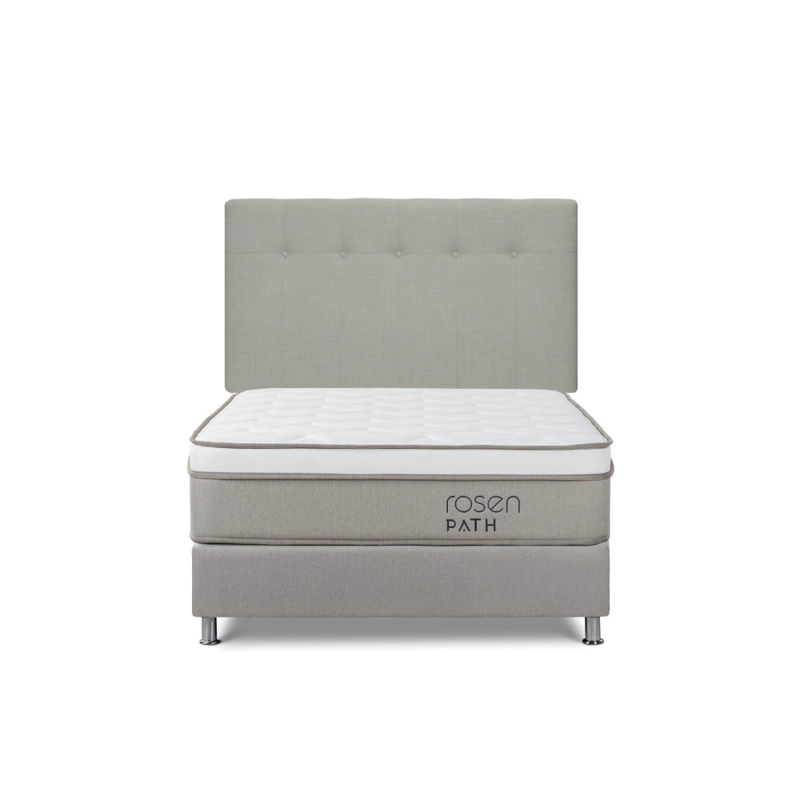 DORMITORIO ROSEN PATH NIEBLA 2 PLAZAS NEW BENNET NATURAL + 2 ALMOHADAS - 2