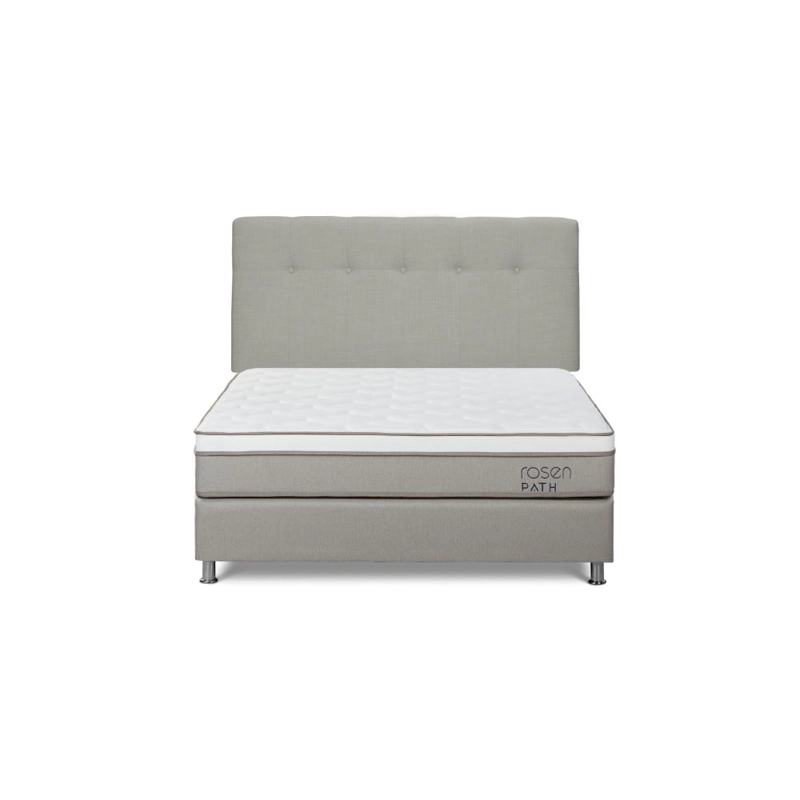 DORMITORIO ROSEN PATH NIEBLA KING NEW BENNET NATURAL + 2 ALMOHADAS - 2