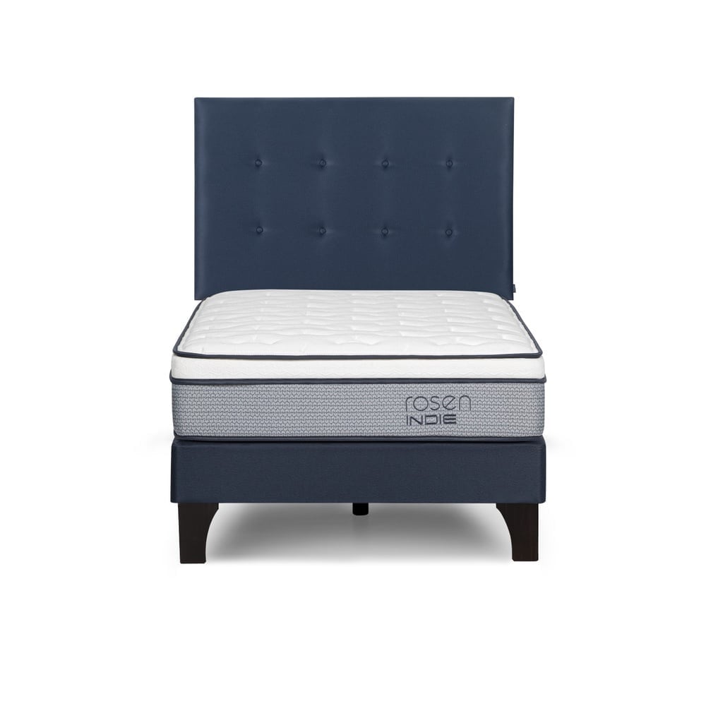 DORMITORIO EUROPEO ROSEN INDIE 1.5 PLAZAS WEST AZUL - 1