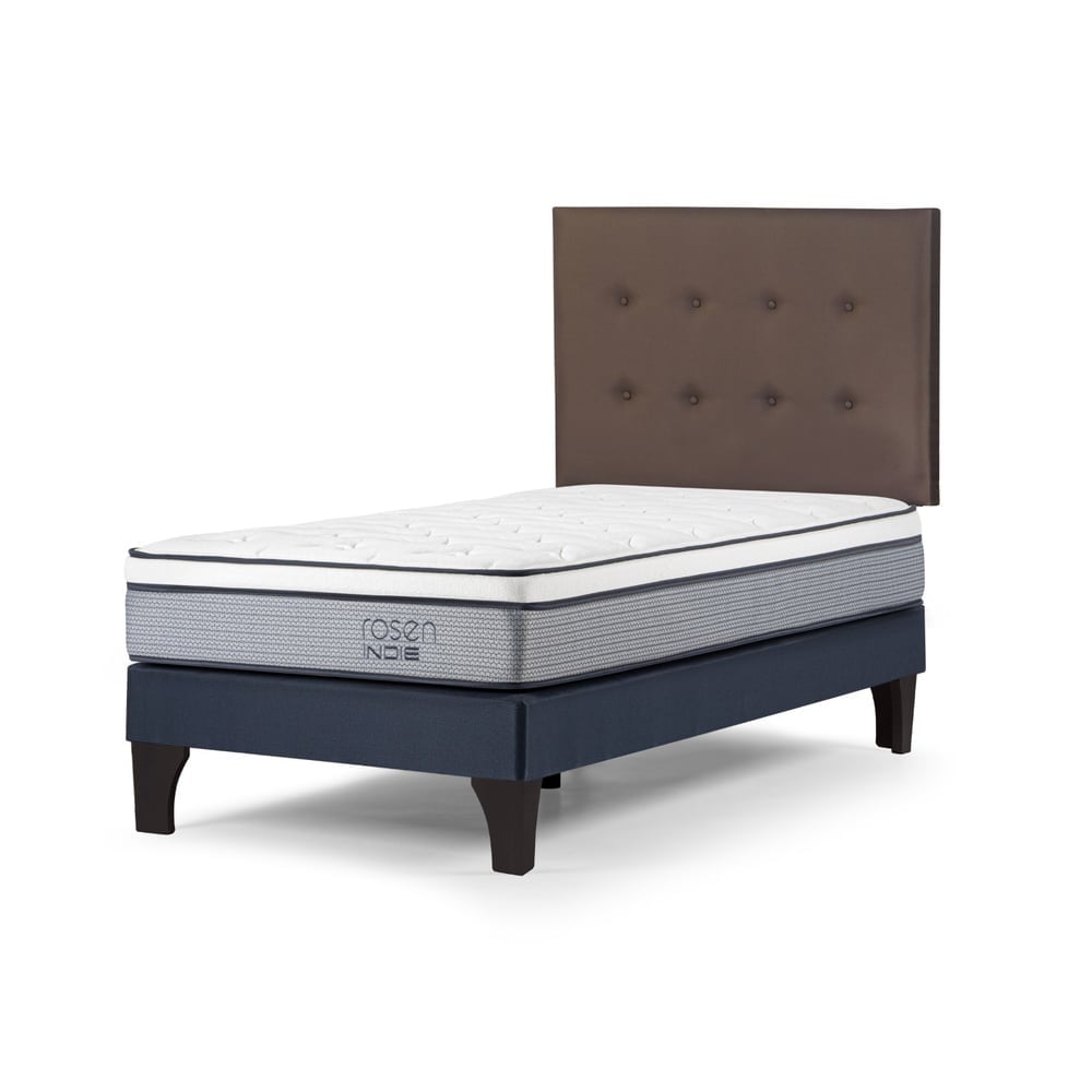 DORMITORIO EUROPEO ROSEN INDIE 1.5 PLAZAS WEST CHOCOLATE - 1