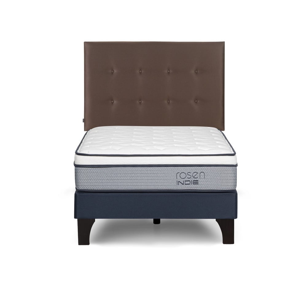 DORMITORIO EUROPEO ROSEN INDIE 1.5 PLAZAS WEST CHOCOLATE - 2