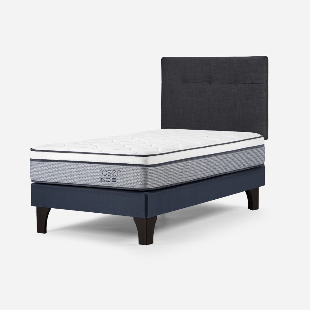 DORMITORIO EUROPEO ROSEN INDIE 1.5 PLAZAS NEW BENNET GRAFITO - 1