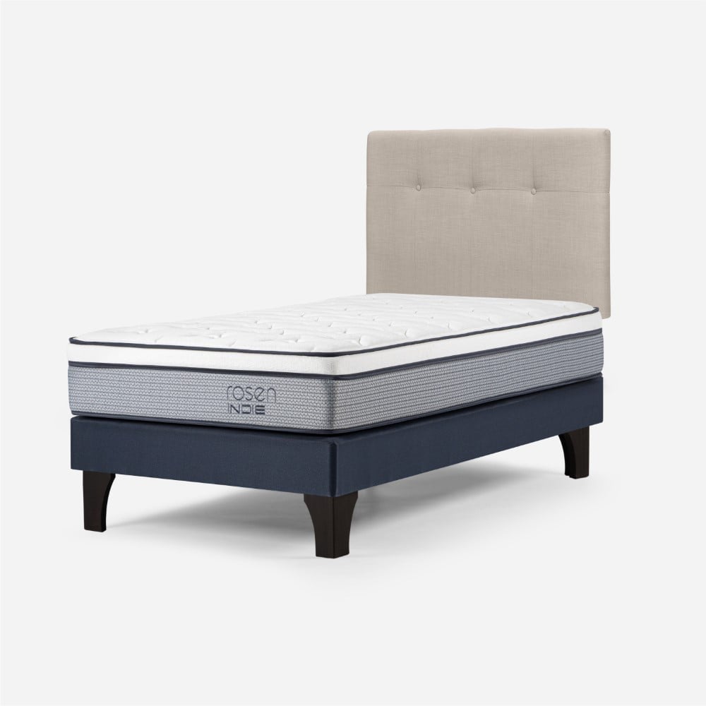 DORMITORIO EUROPEO ROSEN INDIE 1.5 PLAZAS NEW BENNET NATURAL - 1