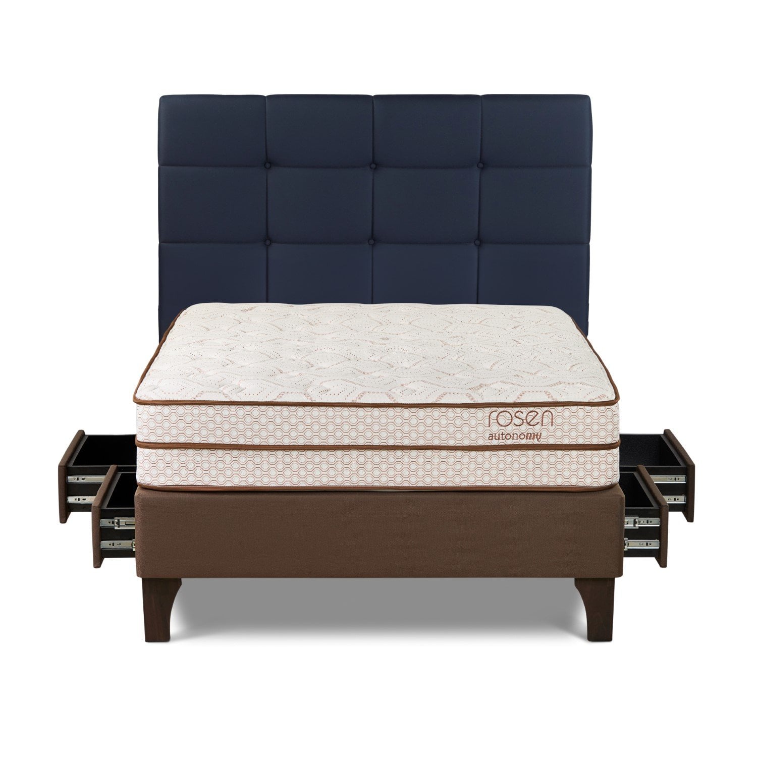 DORMITORIO CON CAJONES ROSEN AUTONOMY LAND 2 PLAZAS ISSEY AZUL - 1