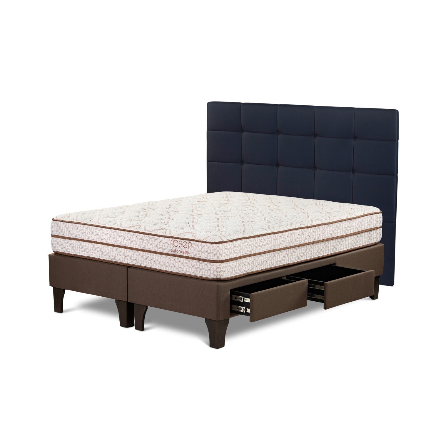 DORMITORIO CON CAJONES ROSEN AUTONOMY LAND QUEEN ISSEY AZUL - 2