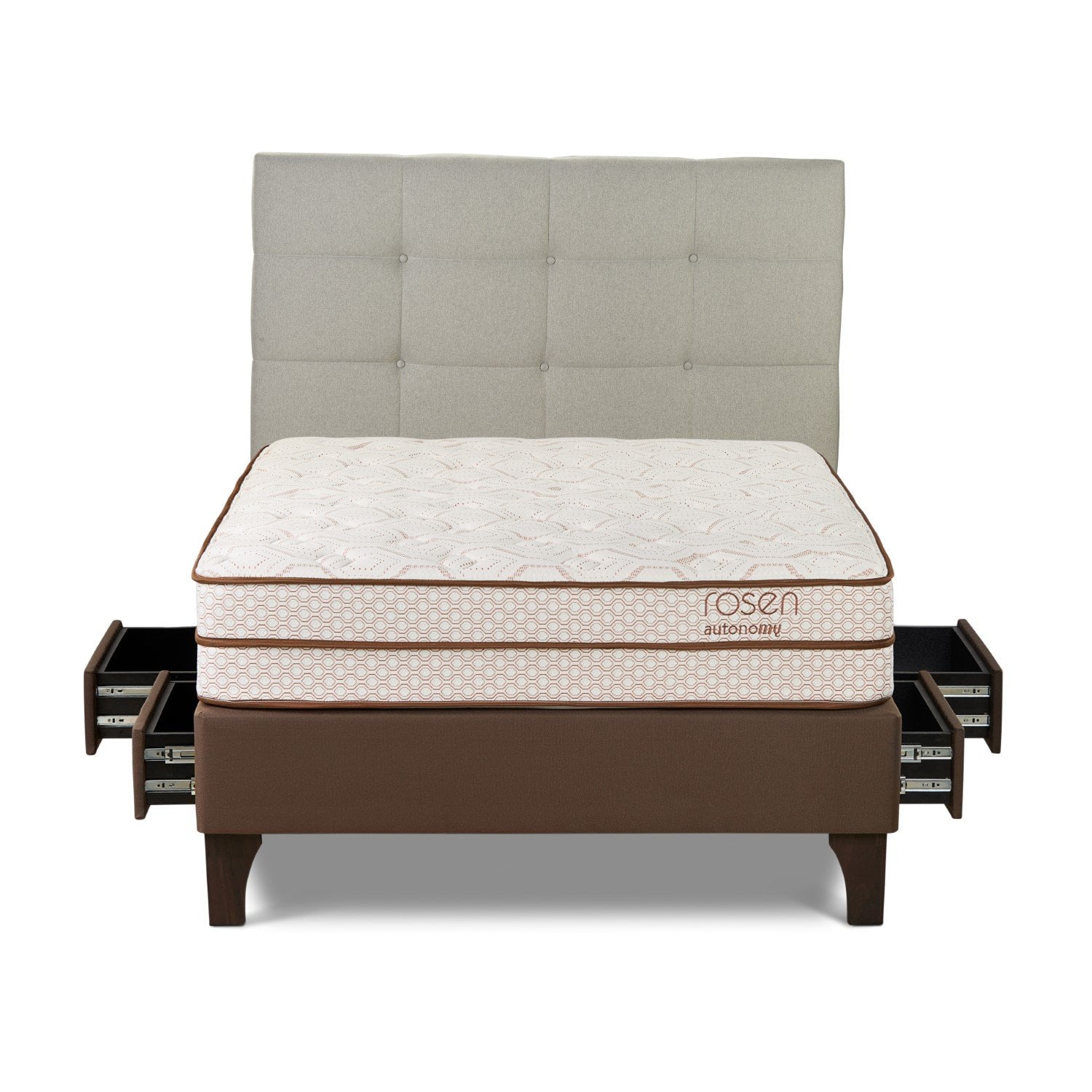DORMITORIO CON CAJONES ROSEN AUTONOMY LAND 2 PLAZAS ISSEY NIEBLA - 1
