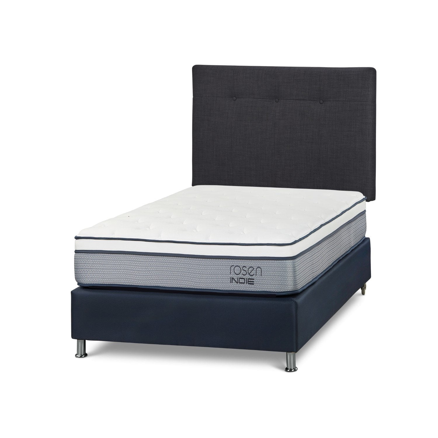 DORMITORIO ROSEN INDIE 1.5 PLAZAS BENNET GRAFITO - 1