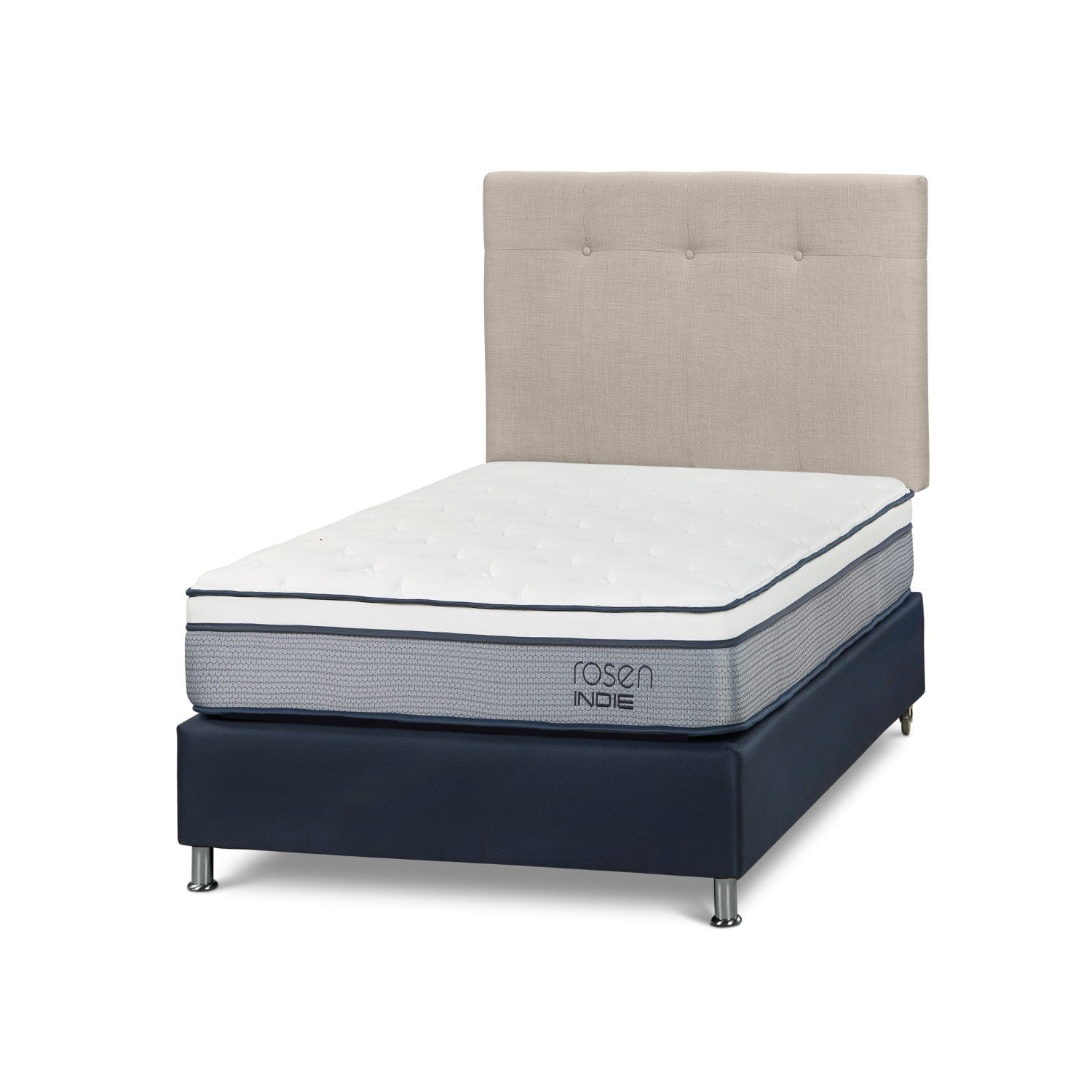 DORMITORIO ROSEN INDIE 1.5 PLAZAS BENNET NATURAL - 1