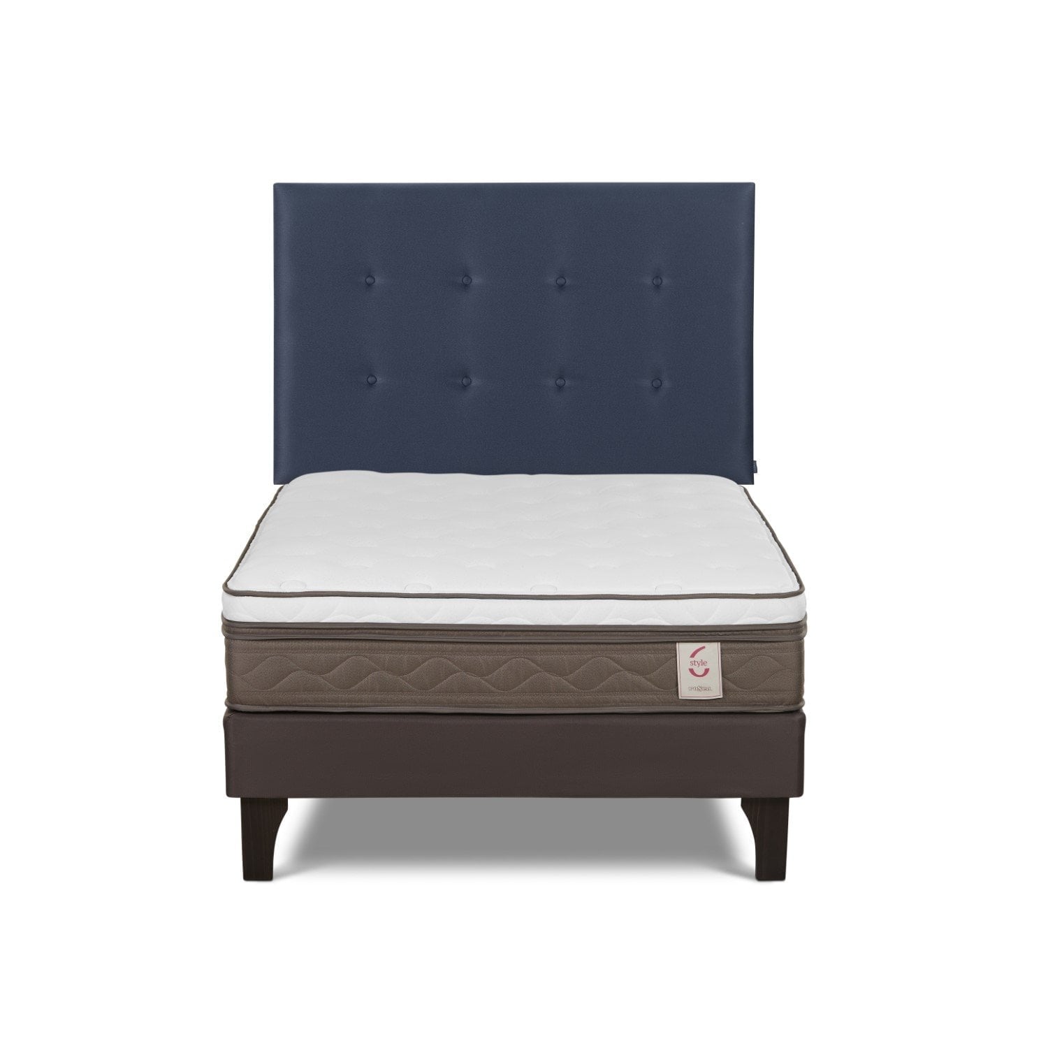 DORMITORIO EUROPEO ROSEN NEW STYLE 6 1.5 PLAZAS WEST AZUL - 2