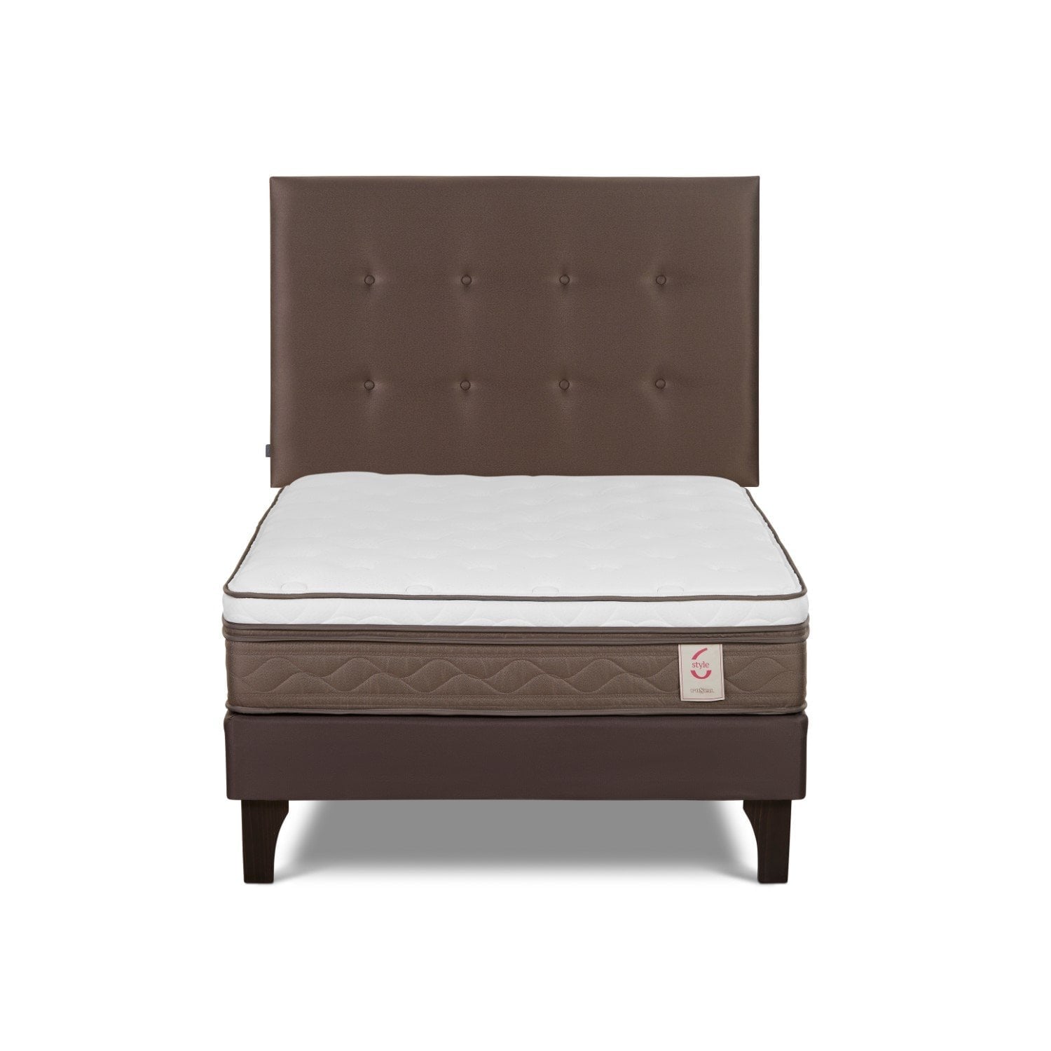 DORMITORIO EUROPEO ROSEN NEW STYLE 6 1.5 PLAZAS WEST CHOCOLATE - 2