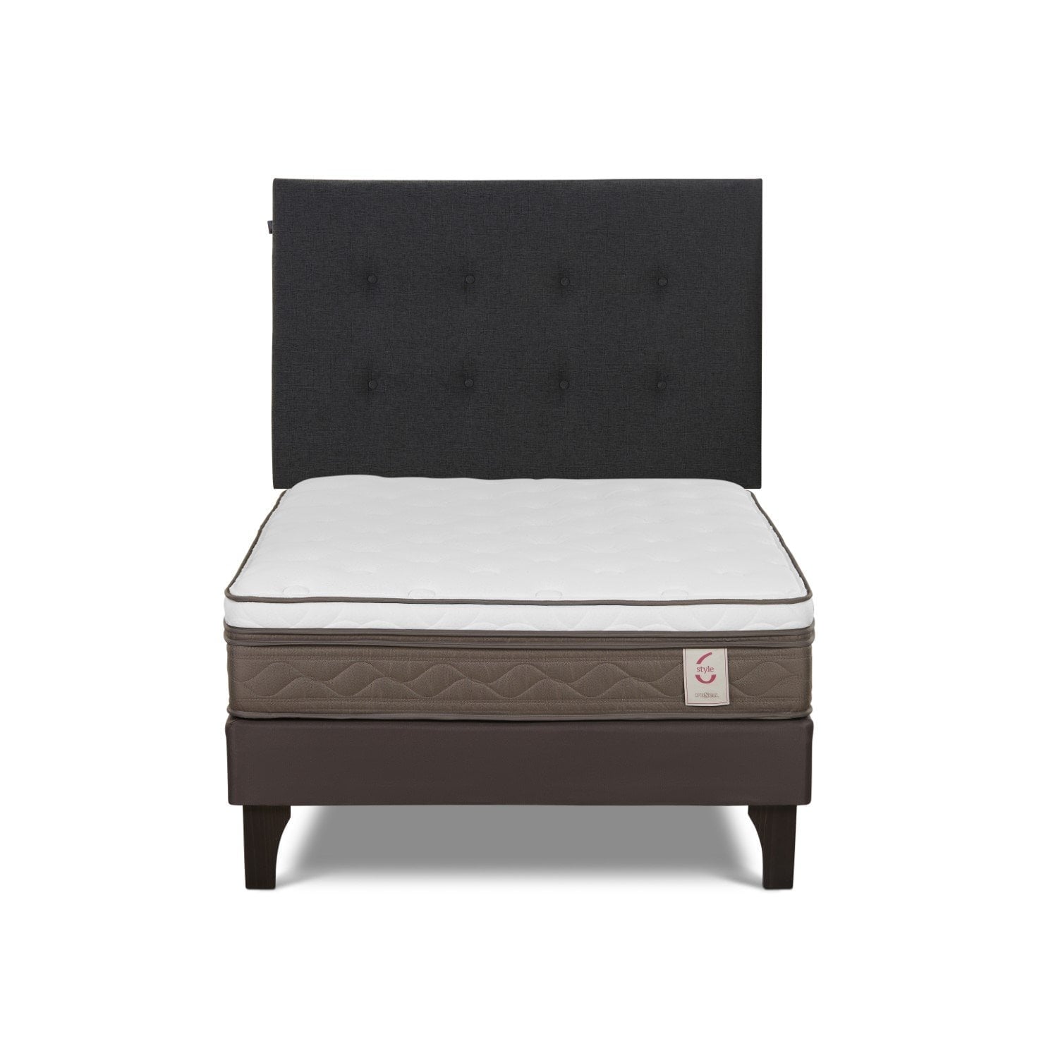 DORMITORIO EUROPEO ROSEN NEW STYLE 6 1.5 PLAZAS WEST GRAFITO - 2