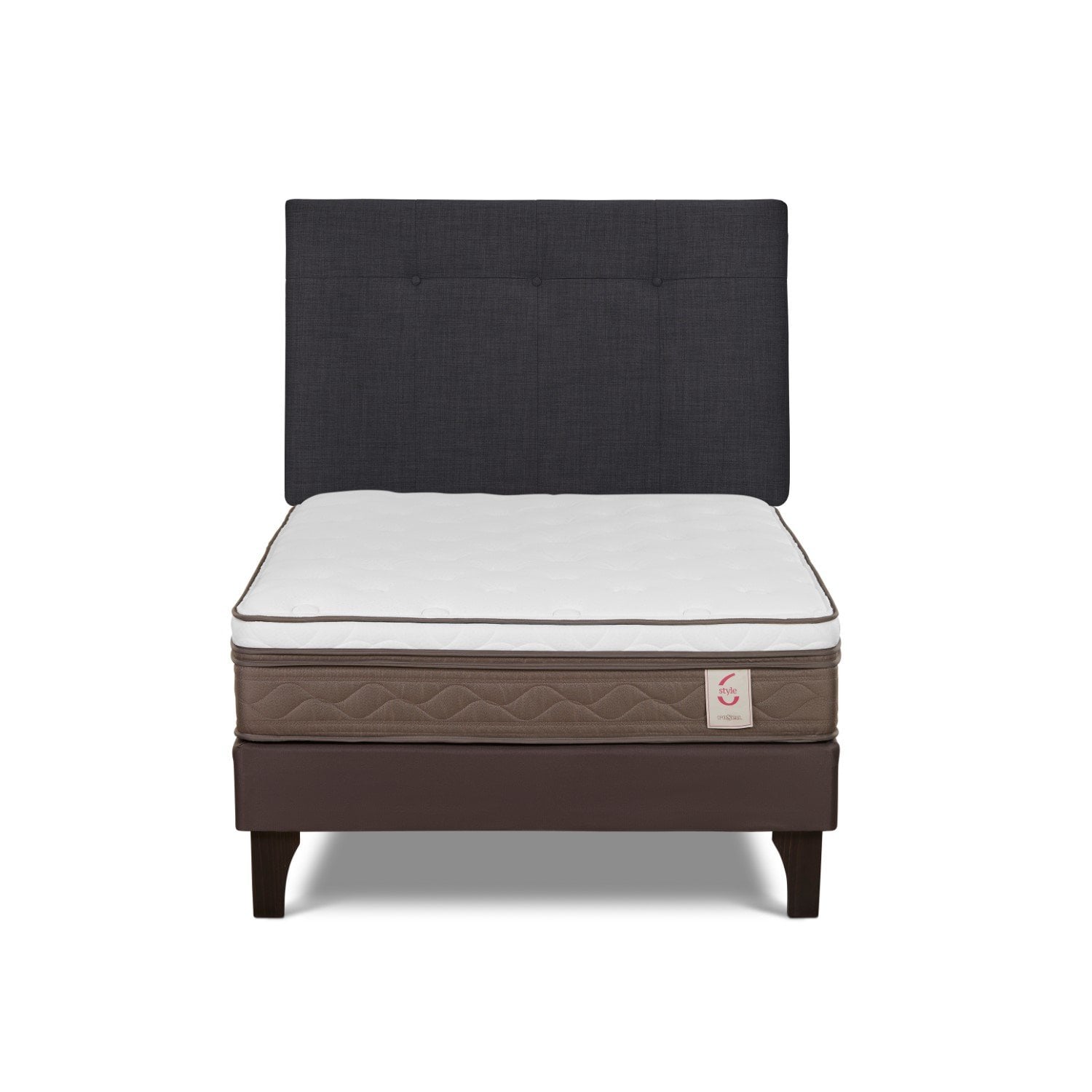 DORMITORIO EUROPEO ROSEN NEW STYLE 6 1.5 PLAZAS NEW BENNET GRAFITO - 2