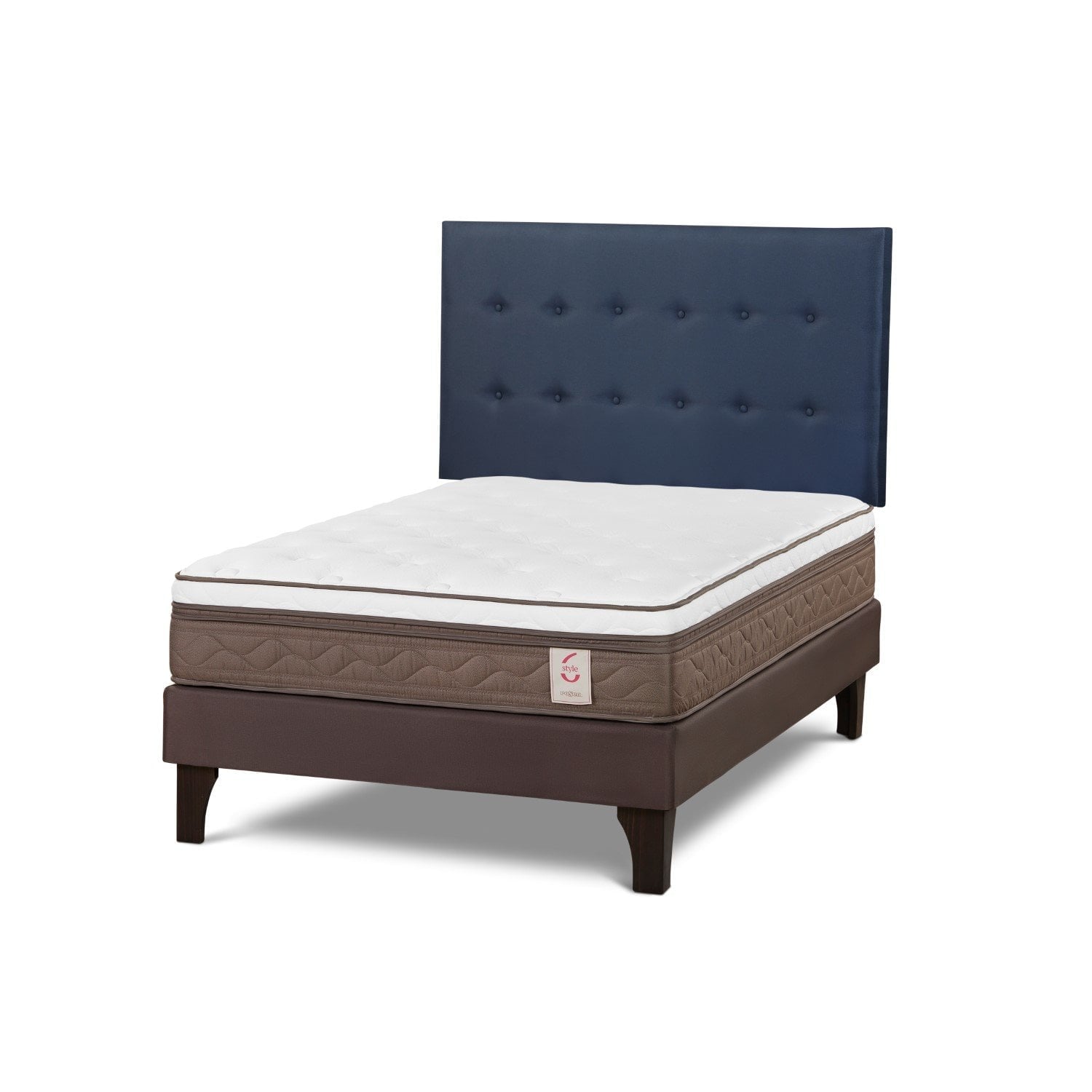 DORMITORIO EUROPEO ROSEN NEW STYLE 6 2 PLAZAS WEST AZUL - 1