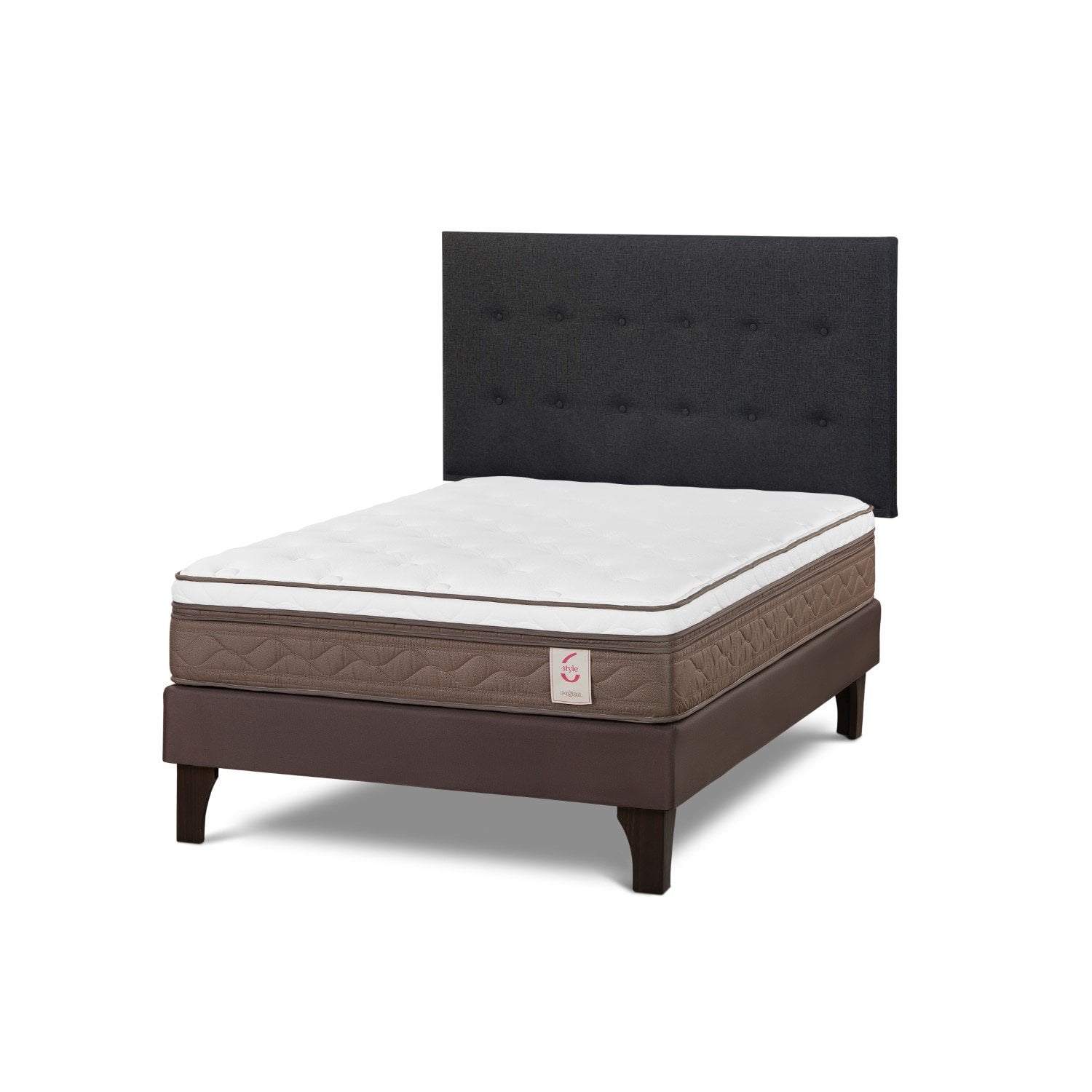 DORMITORIO EUROPEO ROSEN NEW STYLE 6 2 PLAZAS WEST GRAFITO - 1