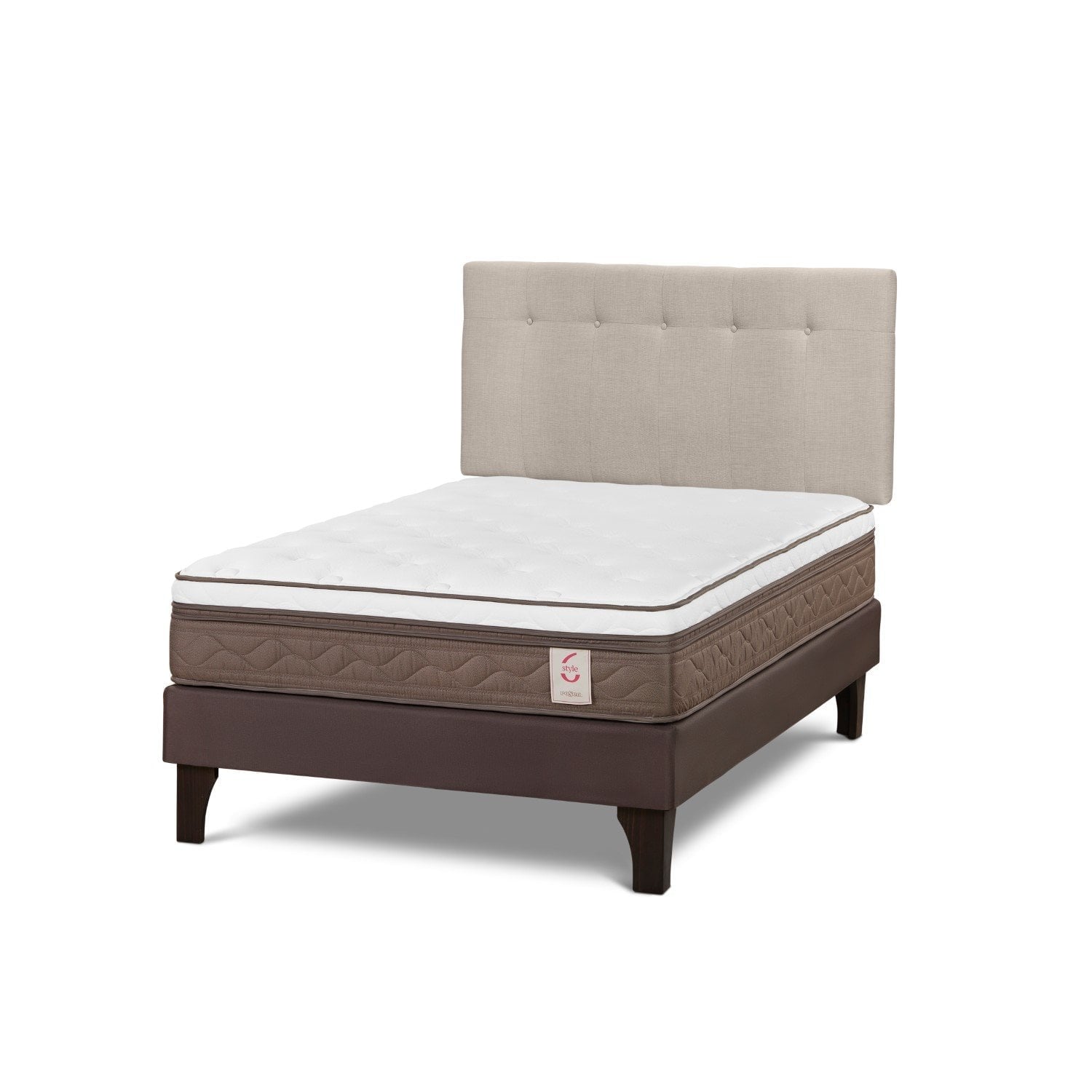 DORMITORIO EUROPEO ROSEN NEW STYLE 6 2 PLAZAS NEW BENNET NATURAL - 1