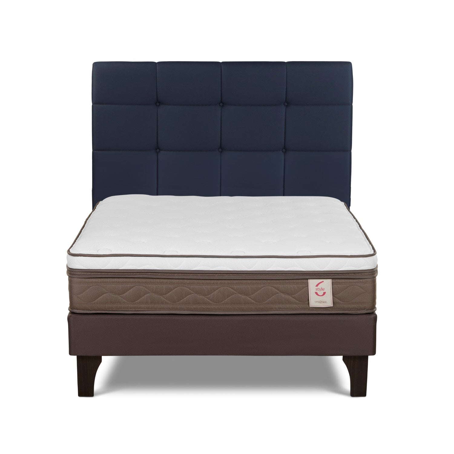 DORMITORIO EUROPEO ROSEN NEW STYLE 6 2 PLAZAS ISSEY AZUL - 2