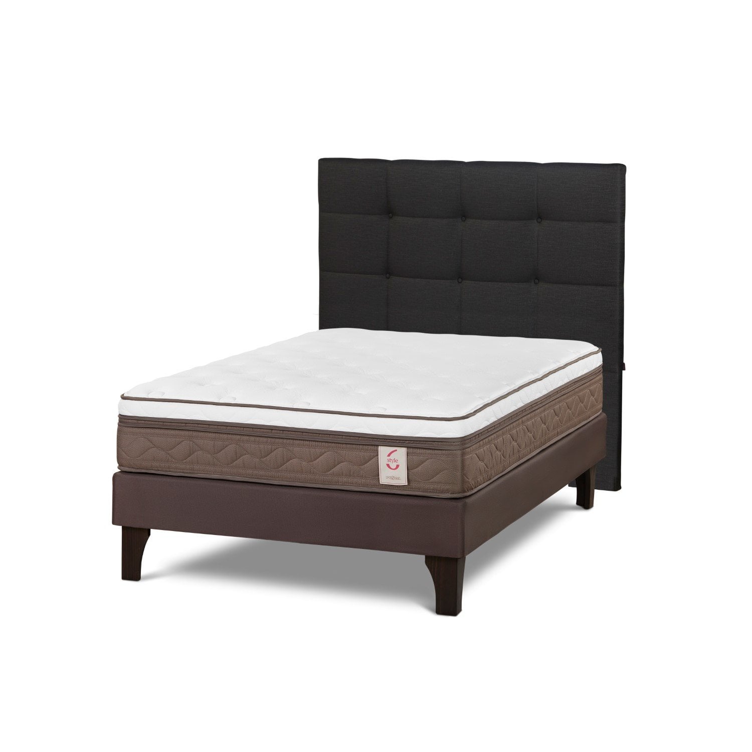 DORMITORIO EUROPEO ROSEN NEW STYLE 6 2 PLAZAS ISSEY GRAFITO - 1