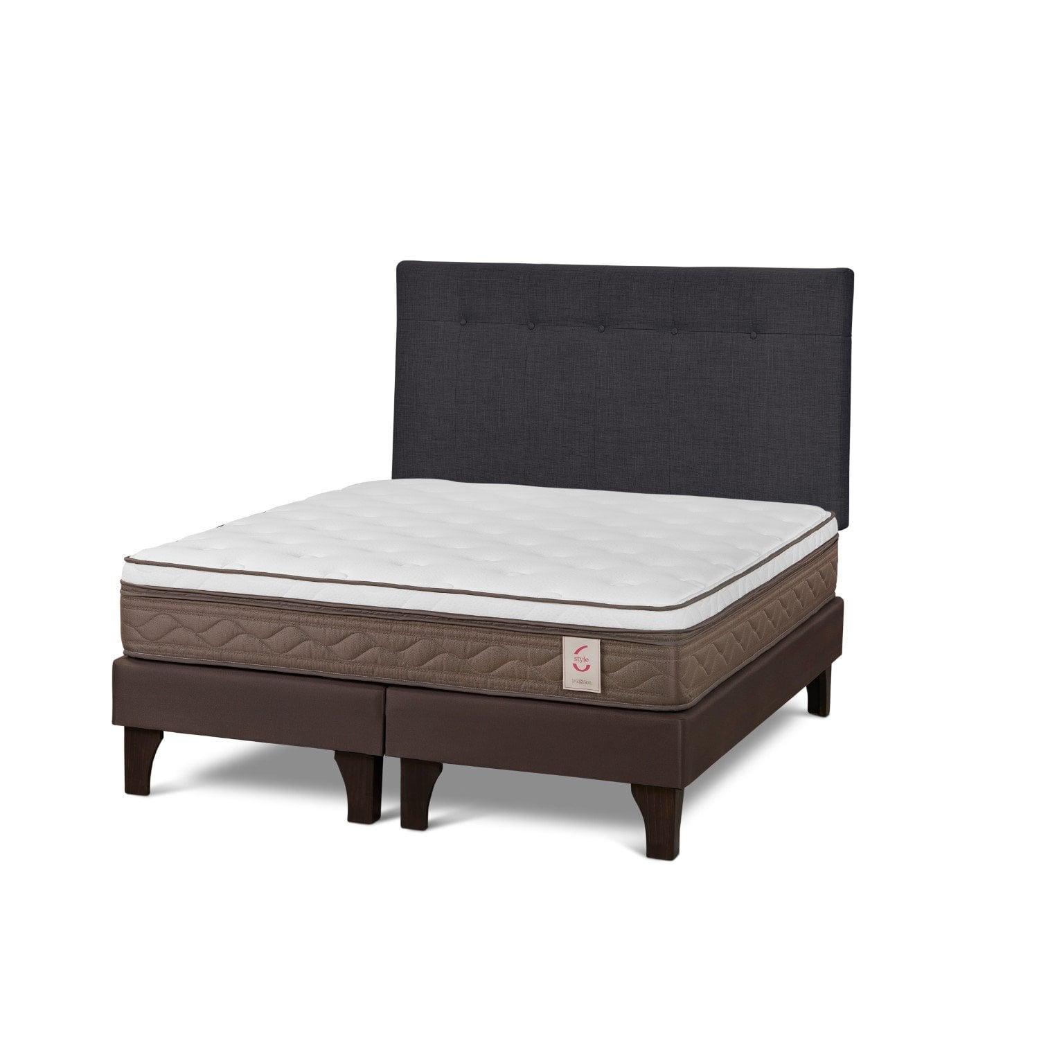 DORMITORIO EUROPEO ROSEN NEW STYLE 6 QUEEN NEW BENNET GRAFITO - 1