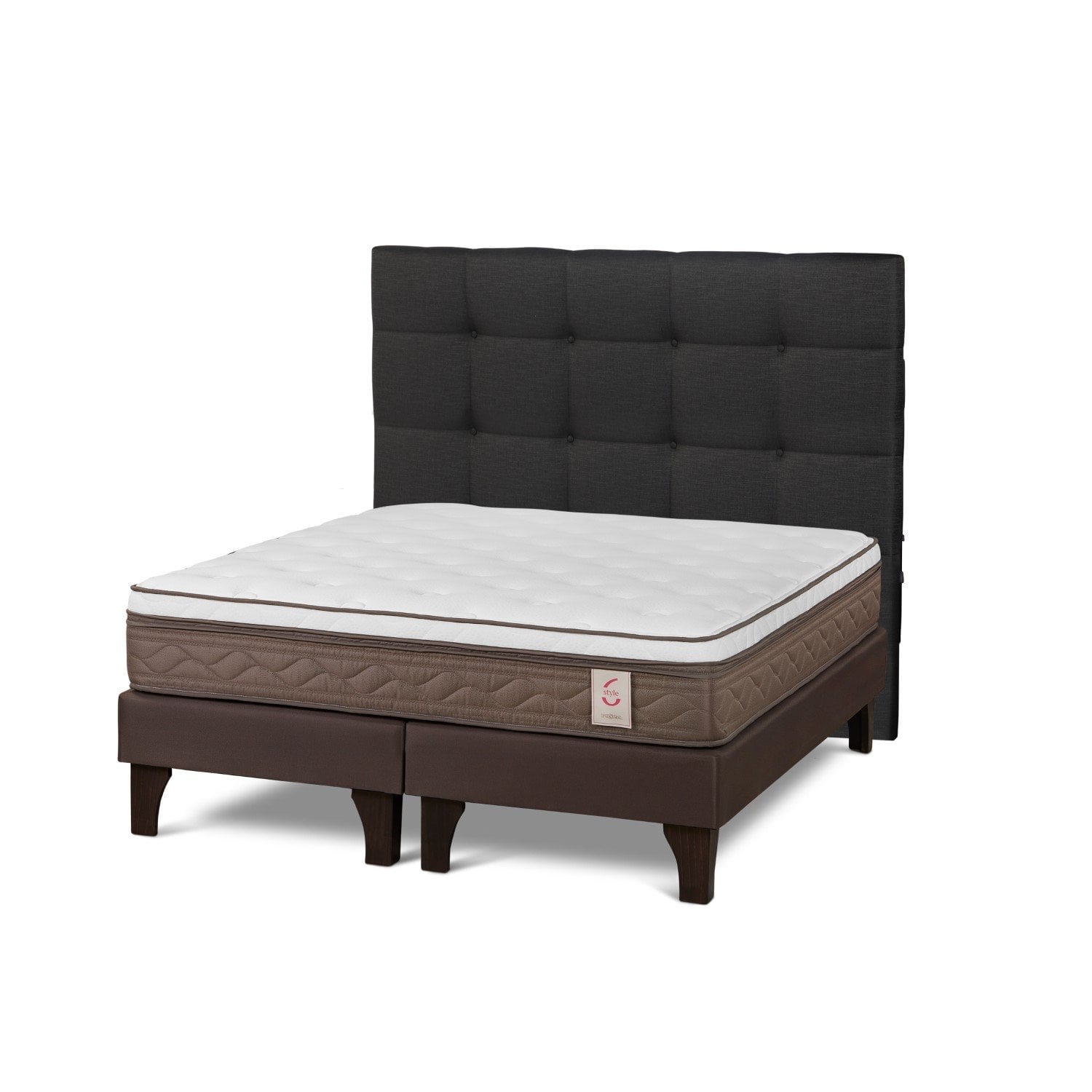 DORMITORIO EUROPEO ROSEN NEW STYLE 6 QUEEN ISSEY GRAFITO - 1