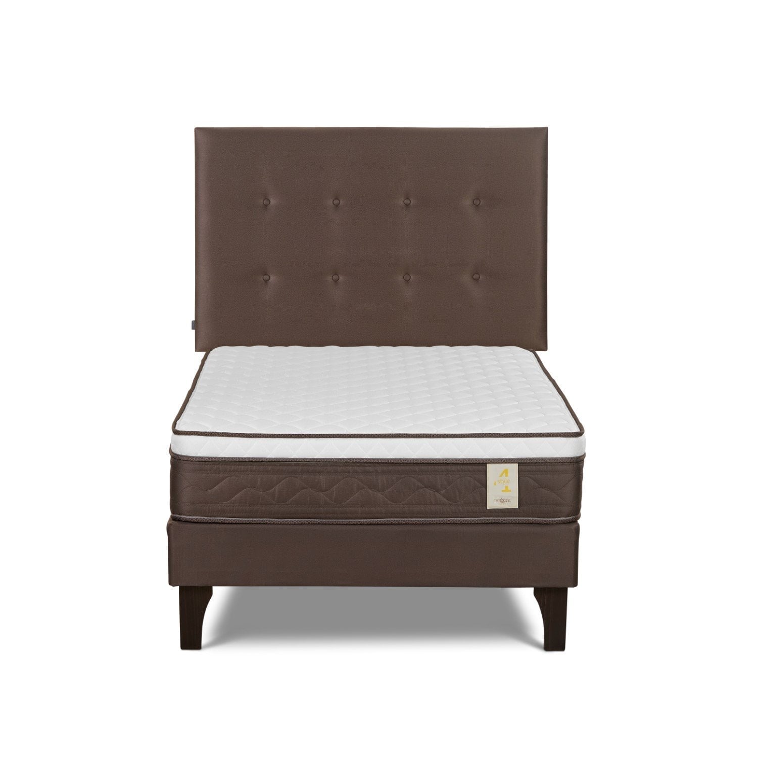 DORMITORIO EUROPEO NEW STYLE 4 1.5 PLAZAS WEST CHOCOLATE - 2