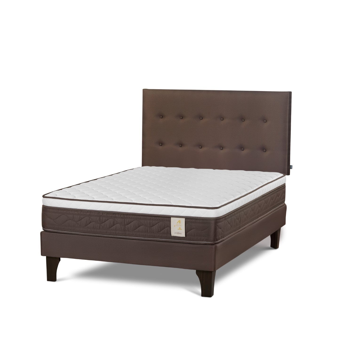DORMITORIO EUROPEO NEW STYLE 4 2 PLAZAS WEST CHOCOLATE - 1