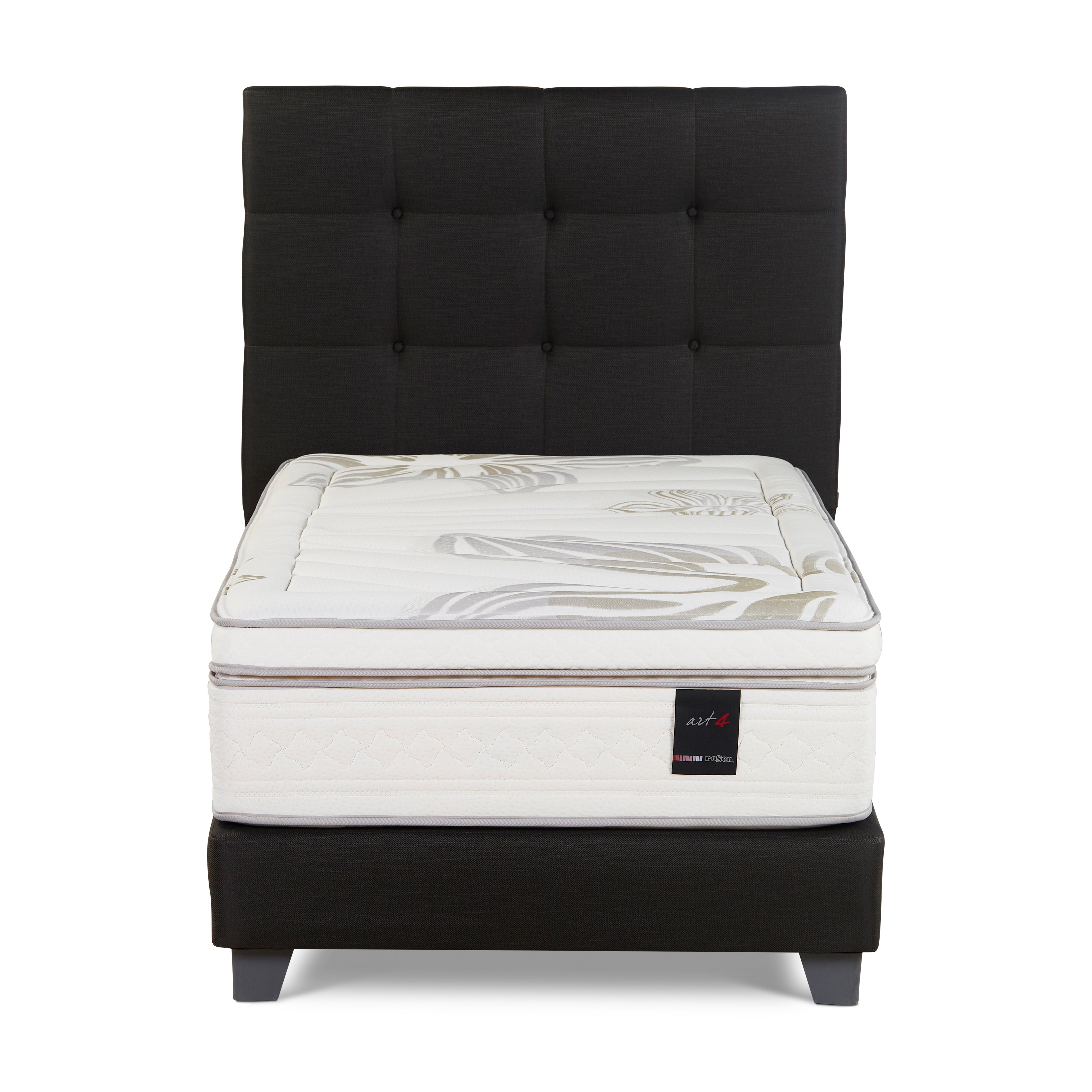 DORMITORIO ROSEN ART 4 1.5 PLAZAS ISSEY GRAFITO - 2
