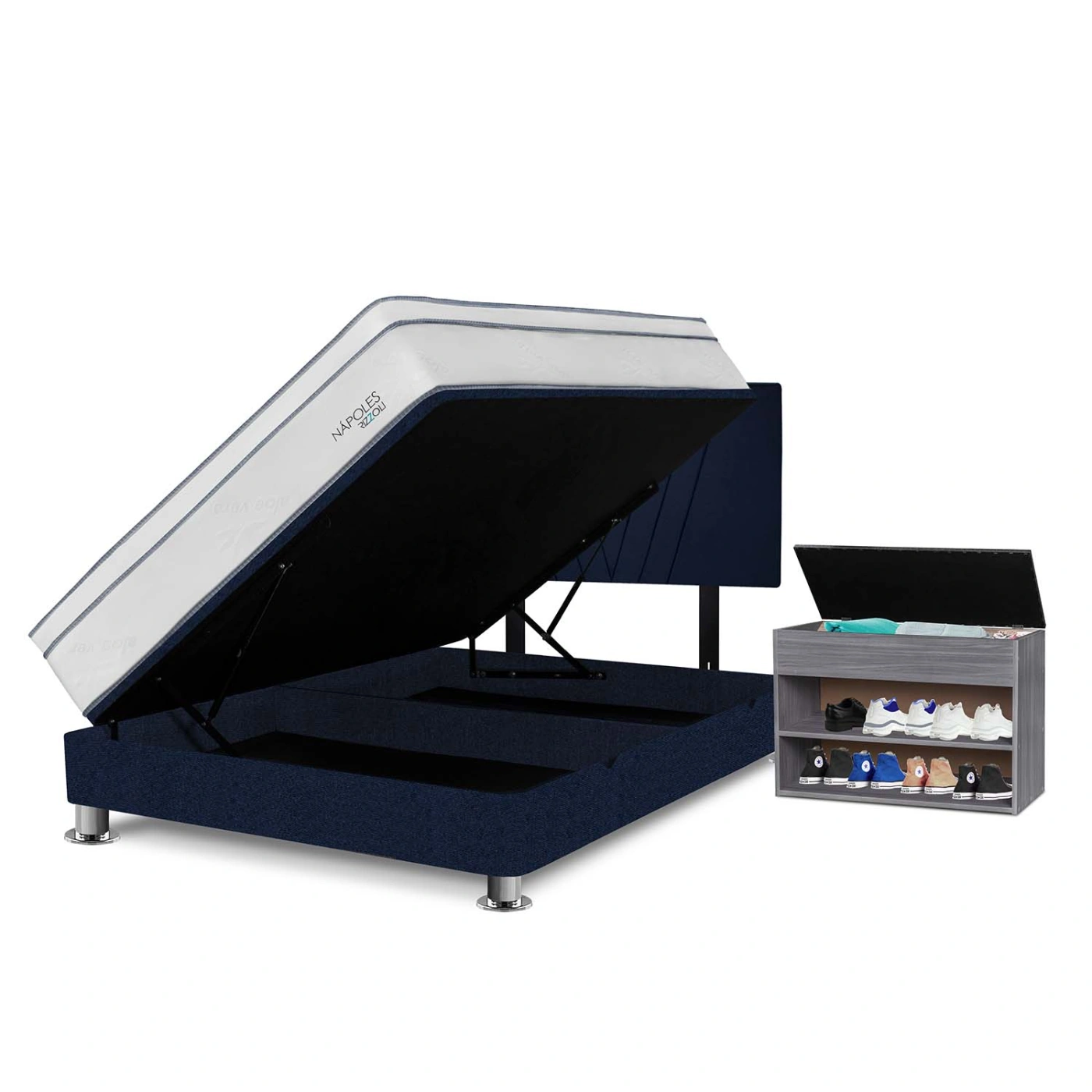 DORMITORIO BOXET RIZZOLI NAPOLES 2 PLAZAS + ZAPATERA - 2