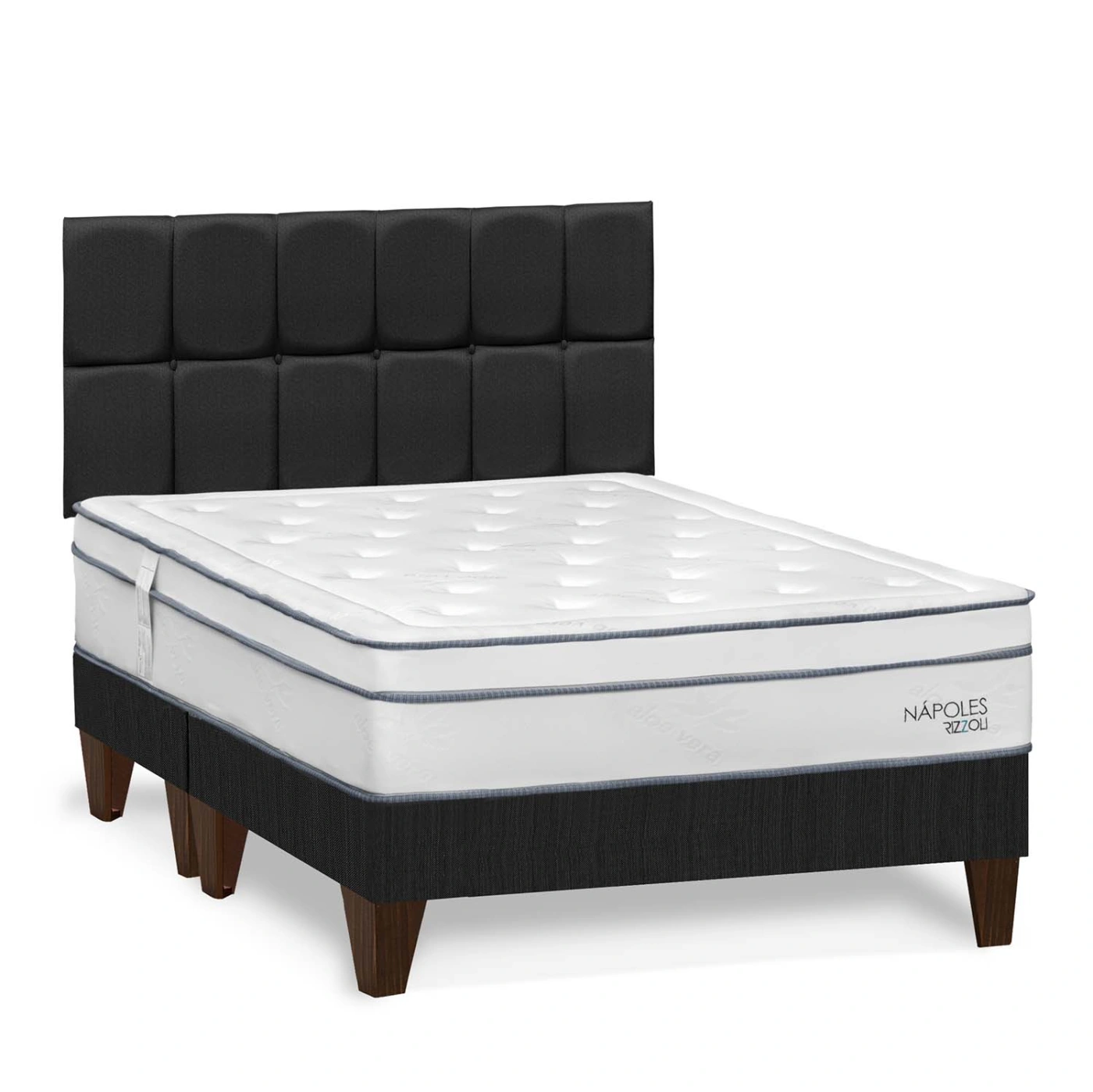 DORMITORIO EUROPEO RIZZOLI NAPOLES KING CUADROS GRIS - 2