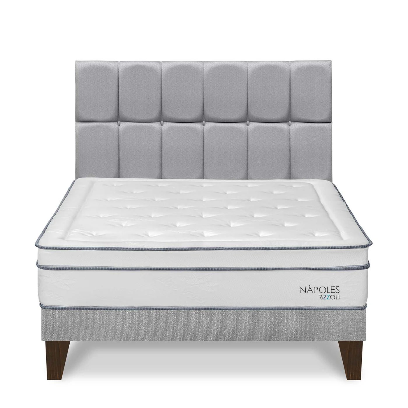 DORMITORIO EUROPEO RIZZOLI NAPOLES KING CUADROS PLATA - 1
