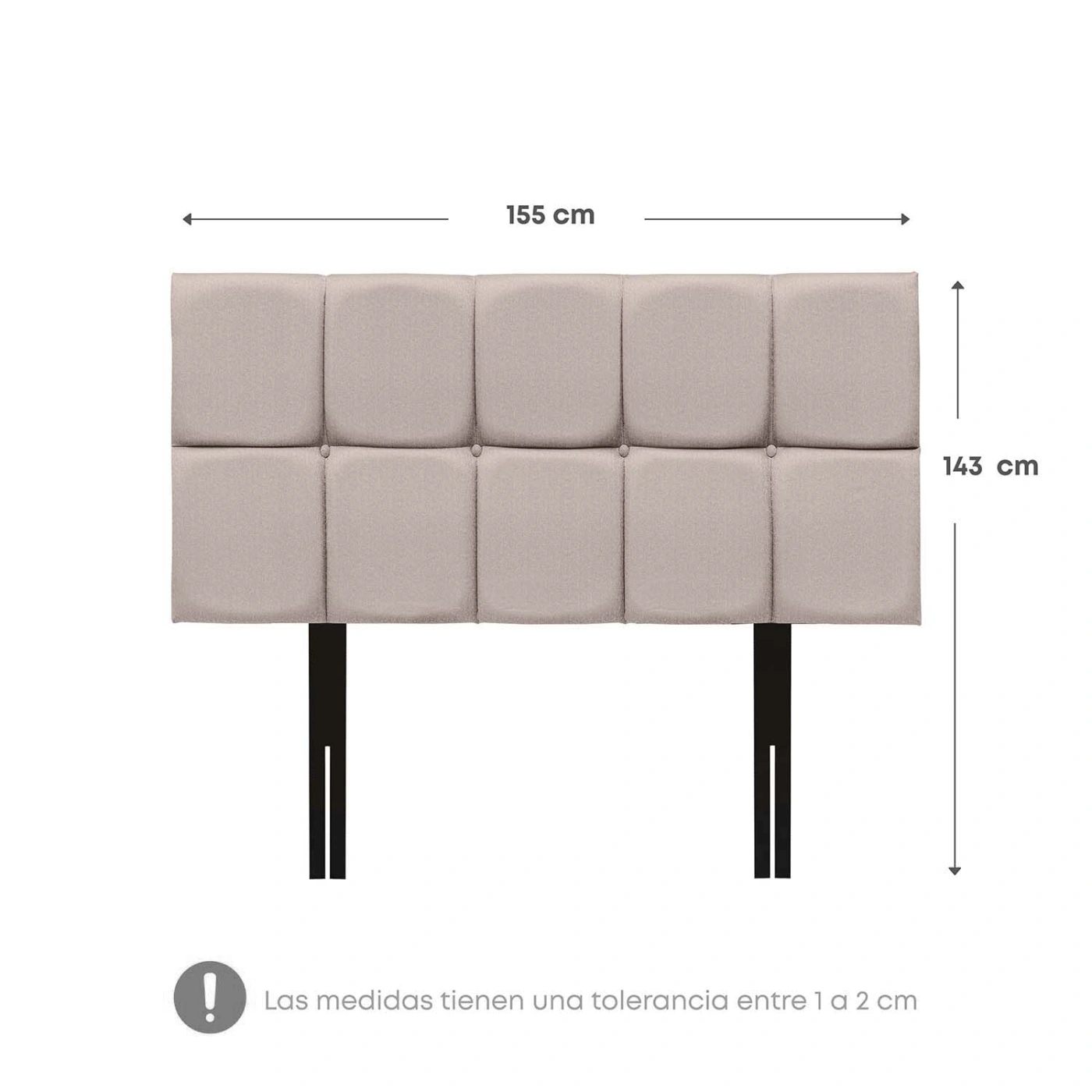 DORMITORIO BOXET RIZZOLI NAPOLES QUEEN CUADROS BEIGE - 8
