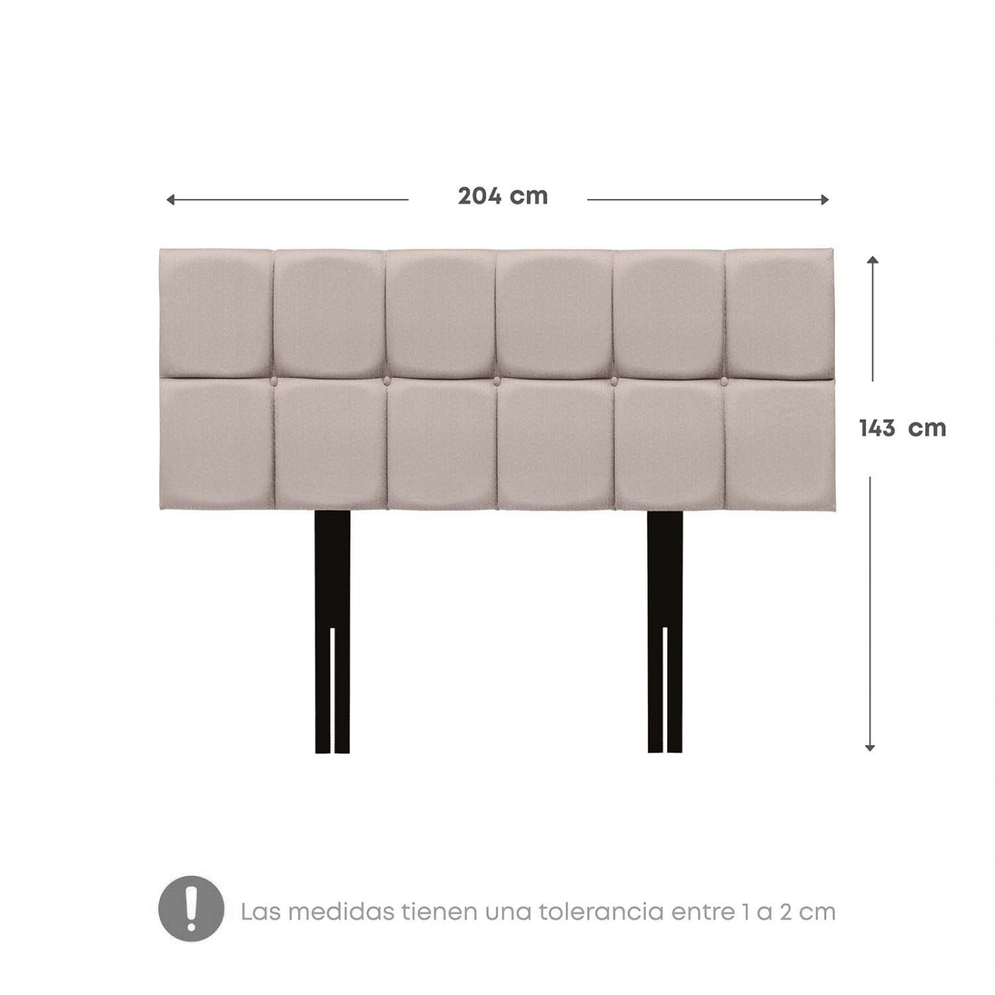 DORMITORIO AMERICANO RIZZOLI NAPOLES KING CON CAJONES CUADROS BEIGE - 8
