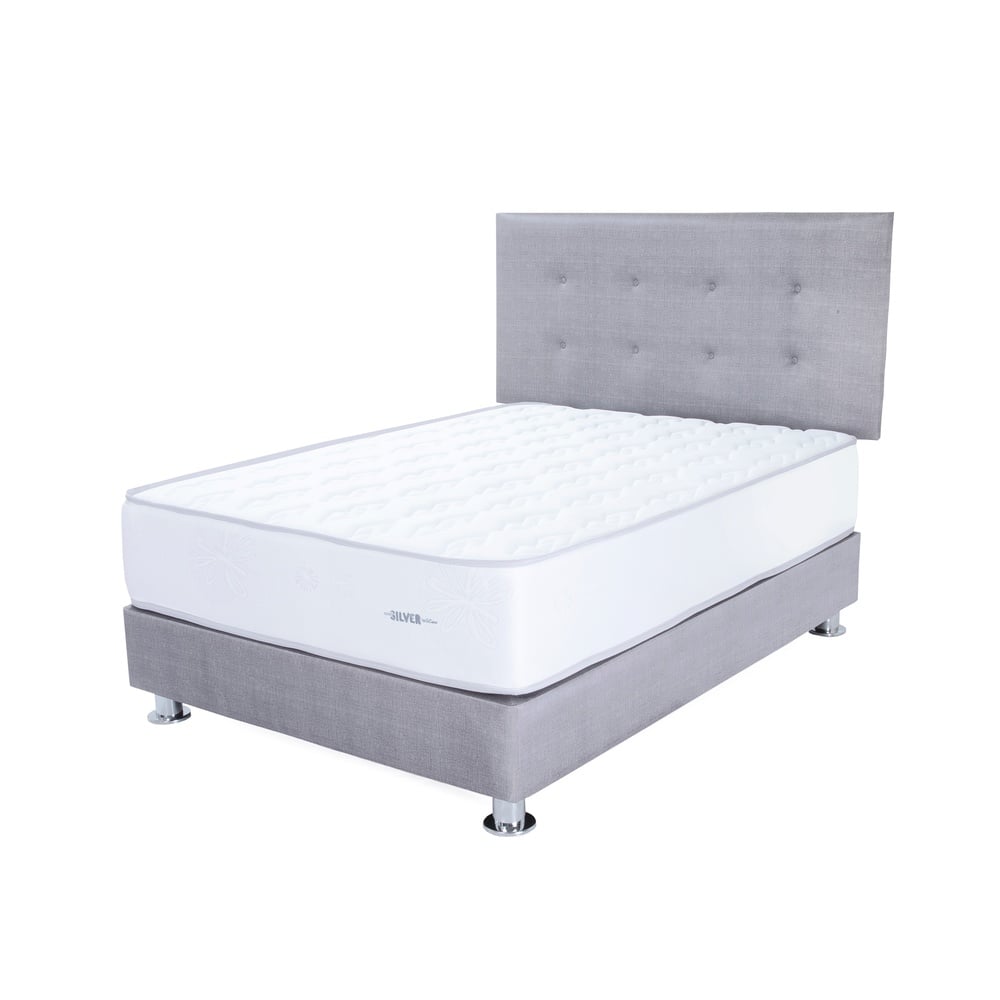 DORMITORIO AMERICANO EL CISNE CLÁSICO 2 PLAZAS POCKET SILVER GRIS - 1