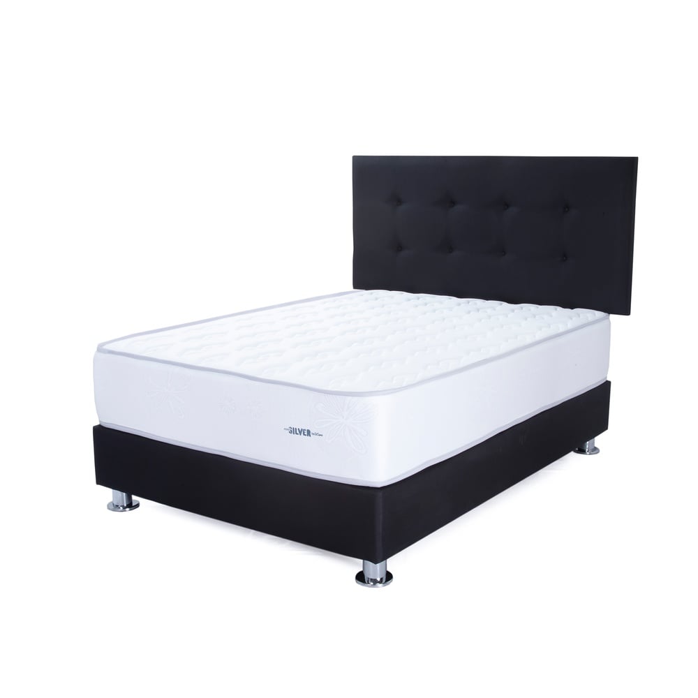 DORMITORIO AMERICANO EL CISNE CLÁSICO KING POCKET SILVER NEGRO - 1