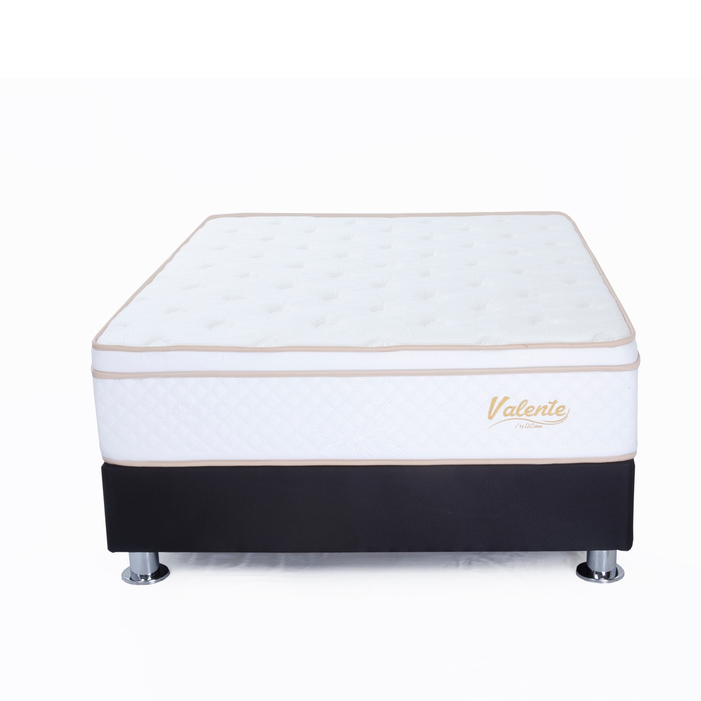CAMA AMERICANA EL CISNE HYPERSOFT 2 PLAZAS BLANCO - 3