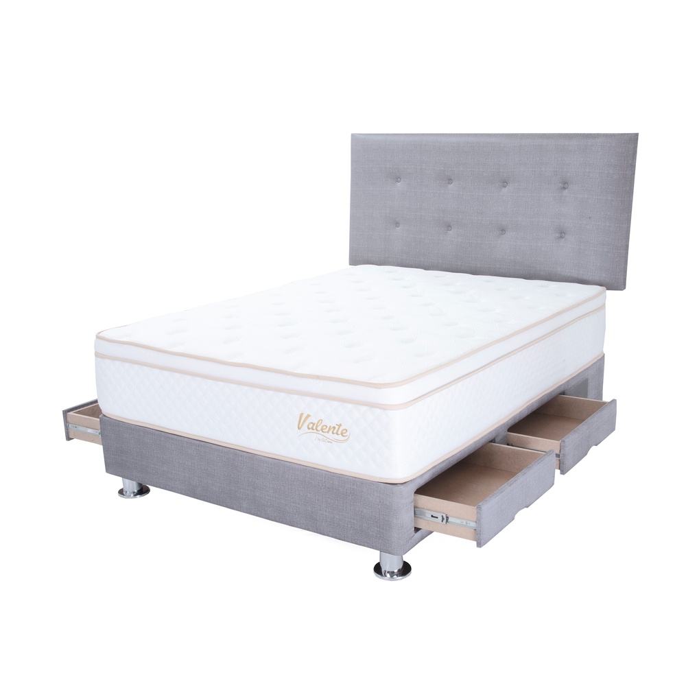 DORMITORIO CON CAJONES EL CISNE HYPERSOFT 1.5 PLAZAS - 1