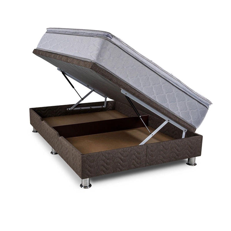 CAMA BOXET SERTA WAITROSE 1.5 PLAZAS MARRÓN - 1