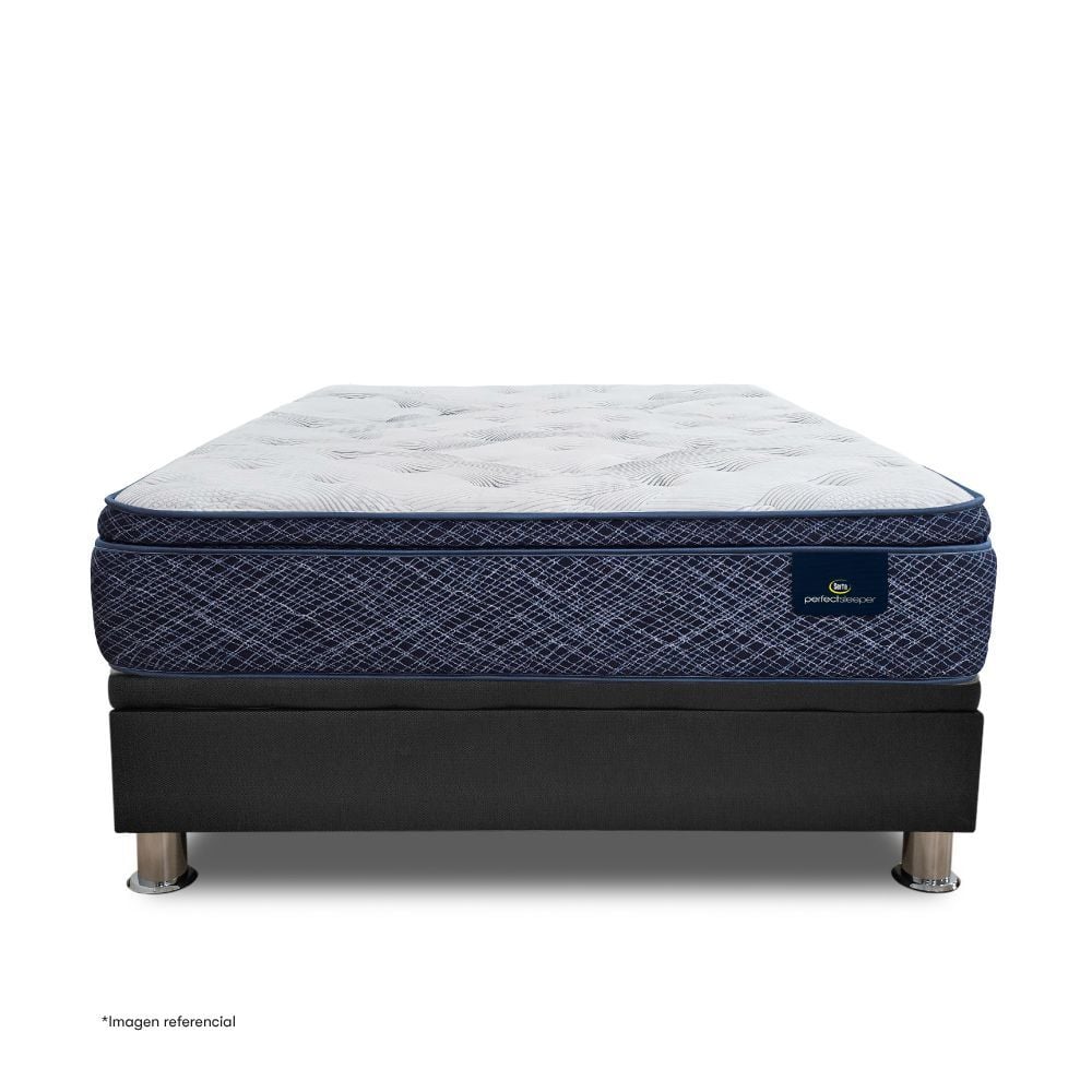 CAMA BOXET SERTA FINEZZA 1.5 PLAZAS GRIS - 2